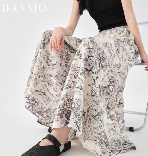 秒变の国风美人【中式印染面膜裤裙】 雪纺柔滑面料一触即凉 宽松版型更遮肉 穿脱无负担 国风水墨画/新中式美学 商品图10