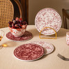 摩登主妇玫瑰假日隔热垫餐桌垫碗盘垫家用耐高温防烫专用杯垫锅垫 商品缩略图1