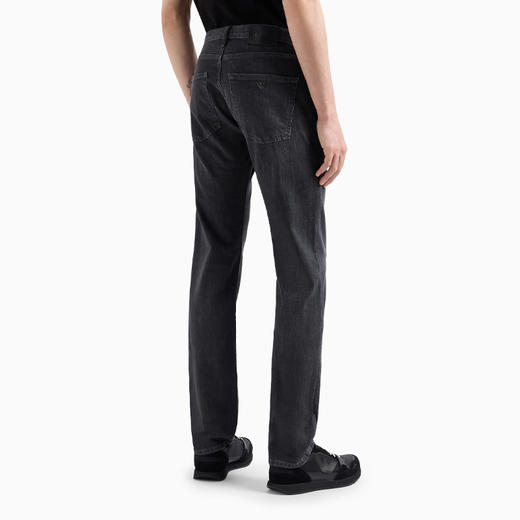【一】EMPORIO ARMANI 阿玛尼 男士斜纹牛仔裤 深灰色 8N1J45 1D5QZ 0006 商品图2