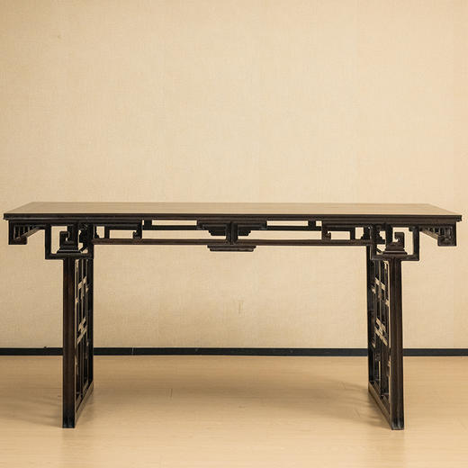 清 红木攒接拐子纹画案 商品图0