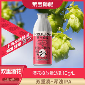 Reberg莱宝精酿鲜啤双重奏浑浊IPA啤酒460ml国产当日现灌