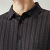 【高端系列】柒牌长袖衬衫男2024秋冬新款含羊毛条纹提花休闲衬衣127A70160 商品缩略图2