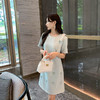 [奢姿轻奢系列]大码女装2025夏季胖妹妹蝴蝶立体装饰时尚连衣裙8942810006 商品缩略图1