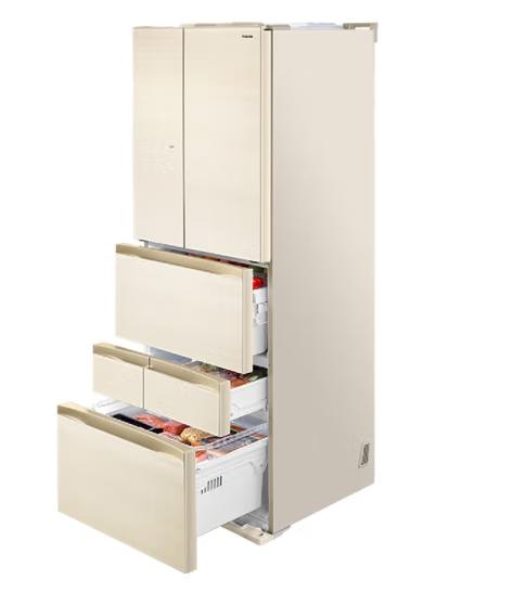 东芝（TOSHIBA）（12981）549升大容量风冷多门冰箱 双循环双系统一级能效变频冰箱 超薄独立制冰 GR-RM576WE-PG1A6 商品图1