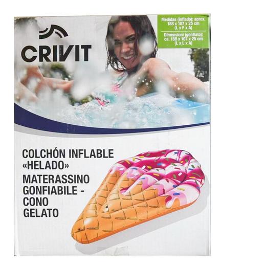 【包邮直发】幻美冰淇淋大浮排   最大承重100kg 优质PVC原材料，不含双酚A，厚实柔软耐用，不易渗漏，无毒环保安全 商品图0