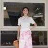 两三事中国风气质中式修身日常夏季时尚少女休闲女装短袖 商品缩略图0