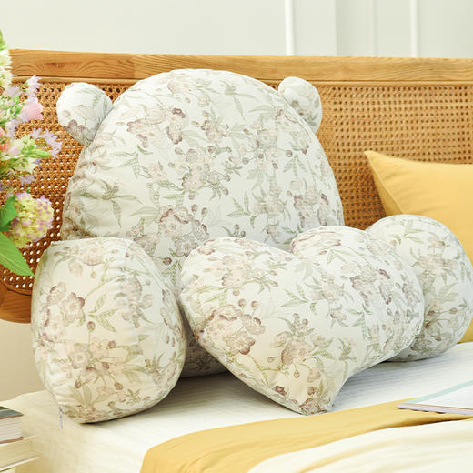 艺术家合作系列熊抱抱床头靠垫大靠背软包腰靠 商品图3