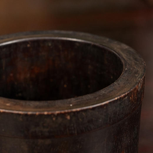 清早期 紫檀笔筒 商品图2