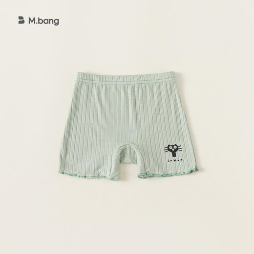 【超值2条装！】宥宝童装儿童打底裤童装纯色木耳边短裤夏天小女孩安全裤 商品图11