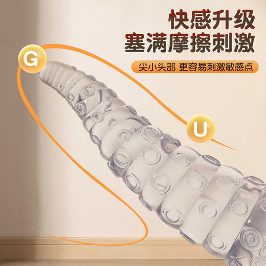 【谜姬】 章鱼肛塞阳具手动透明后庭刺激成人用品另类情趣用品 商品图3
