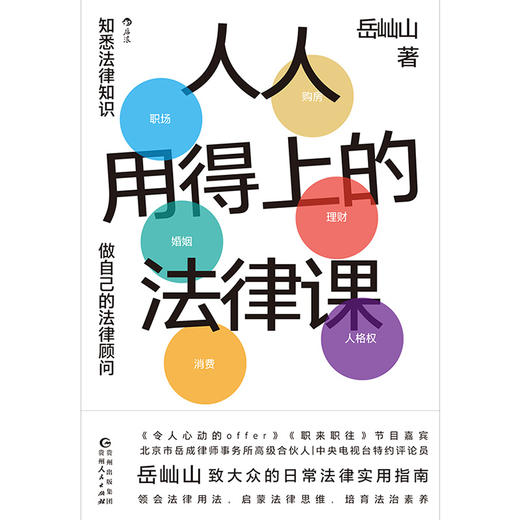 人人用得上的法律课 著名律师岳屾山致大众的日常法律实用指南 商品图1