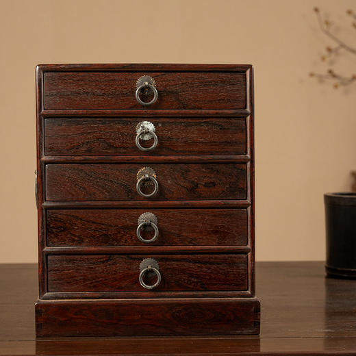 民国 红木五屉书箱 商品图0