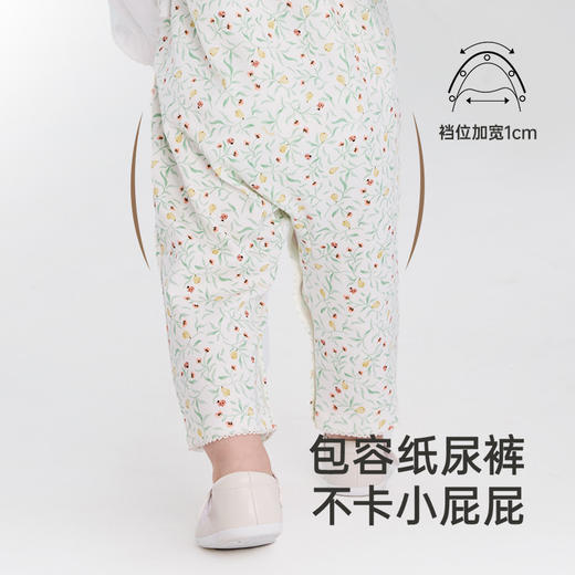 【商场同款】英氏婴儿衣服夏季长袖可爱女宝宝纯棉连体衣新款 商品图3