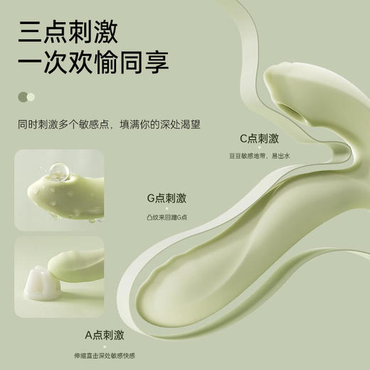 【伸缩吮吸 智能加热】SVAKOM司沃康SX012A嘉比里拉女用伸缩吮吸穿戴跳蛋 商品图2