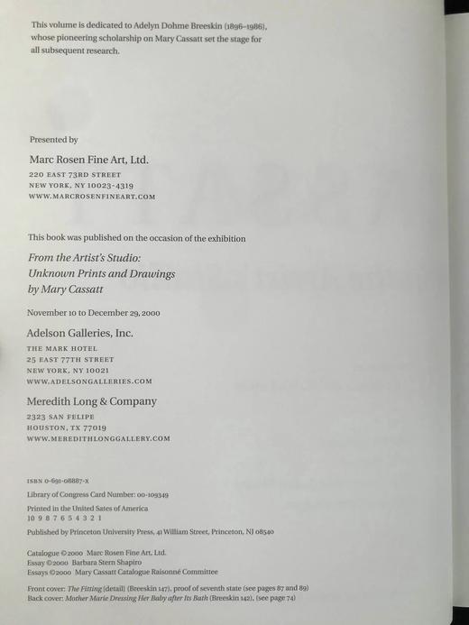玛丽·卡萨特：艺术家工作室的版画与绘画 41幅彩色127幅黑白插图 平装16开 商品图4