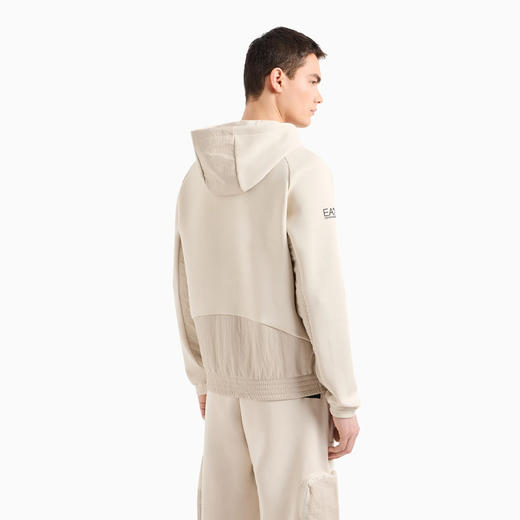 EMPORIO ARMANI EA7 阿玛尼 男士拉链连帽运动卫衣 米色 3DPM19 PJUXZ 1946 商品图2