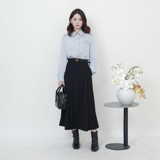 两三事新款半身裙显瘦通勤百搭减龄-S24CKB046 商品图4