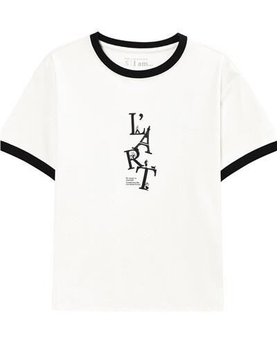 佐丹奴女装2024新款女装印花T恤05394207 商品图9