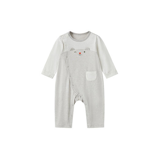 【商场同款】英氏婴儿连体衣秋季纯棉家居服男宝女宝睡衣新款 商品图4