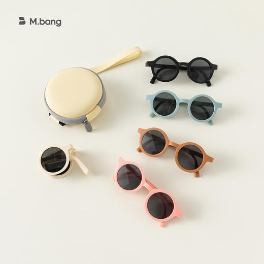 【树脂儿童太阳镜折叠墨镜】宥宝童装儿童墨镜可折叠太阳镜男童防晒眼镜女童遮阳眼镜 商品图0