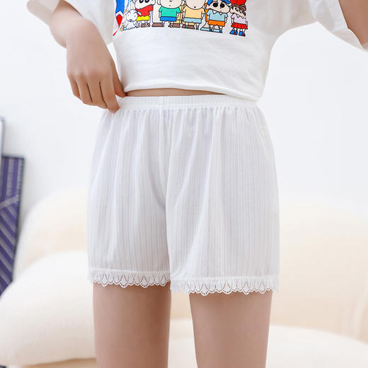 【凉感冰丝 无痕透气】冰丝女童防走光安全裤夏季可外穿宽松蕾丝中大儿童打底短裤配裙子 商品图6