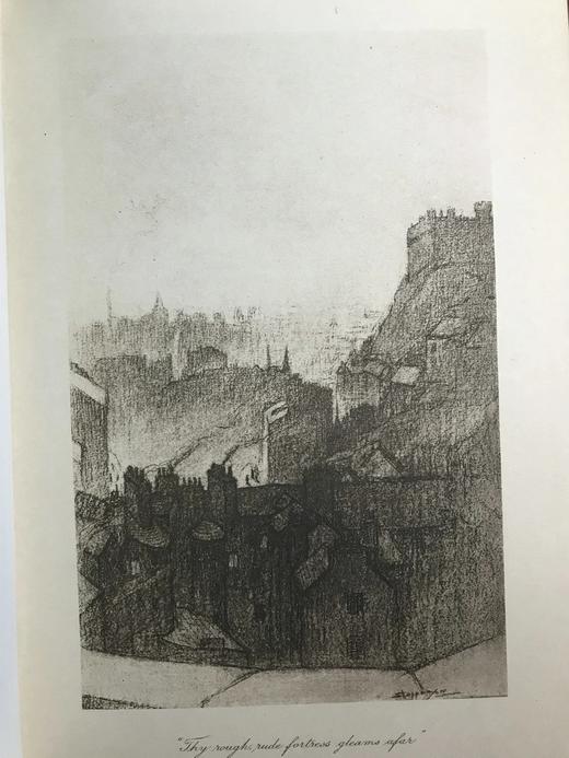 1913年 塔尔文•莫里斯装帧设计《彭斯诗集》（全4卷）  约20余幅插图 漆布精装18开 商品图12