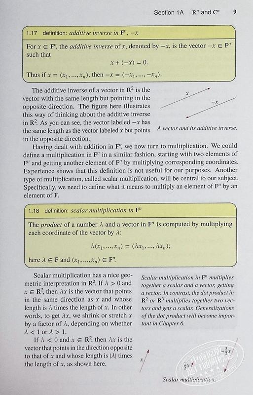 【中商原版】Linear Algebra Done Right 英文原版 Sheldon Axler 商品图7