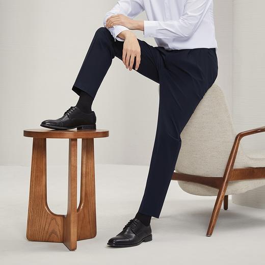 【犀牛褶】柒牌西裤男正装2025秋季新款商务通勤上班双褶直筒长裤127H71670 商品图1