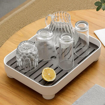 常生源 茶盘托盘家用茶具茶台现代简约沥水小型收纳盘 臻逸茶盘 商品图3