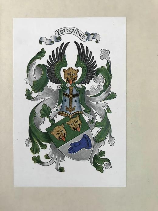 含彩色藏书票！约20世纪早期 欧洲高山植物图鉴 64页彩色插图 漆布精装32开 商品图2