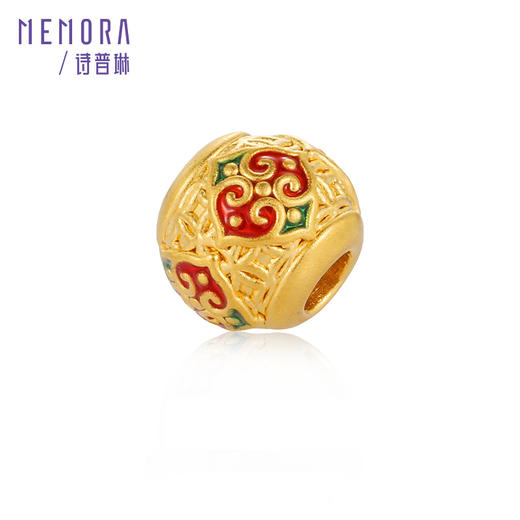 黄金转运珠女足金顺心如意金珠手链编绳串珠母亲节MEMORA诗普琳HPE20801（线上专供） 商品图3