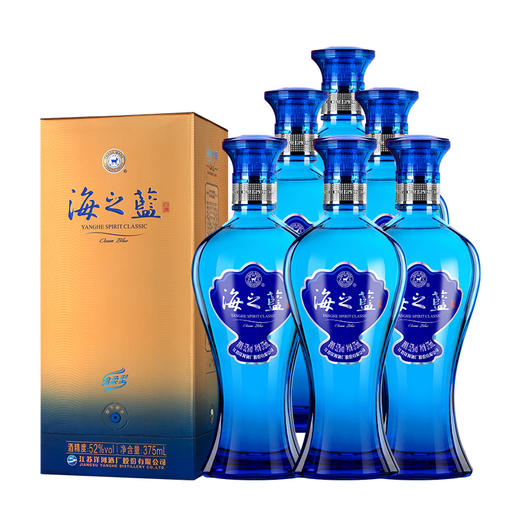 洋河海之蓝 52度 375mL 整箱6瓶装 商品图6