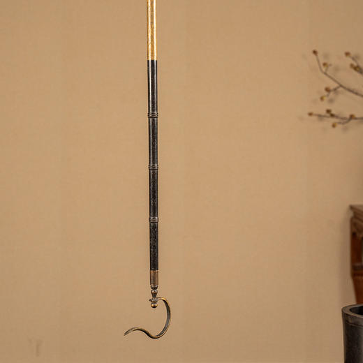 清 紫檀包铜鸟笼钩 商品图1