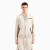 EMPORIO ARMANI EA7 阿玛尼 男士拉链连帽运动卫衣 米色 3DPM19 PJUXZ 1946 商品缩略图1
