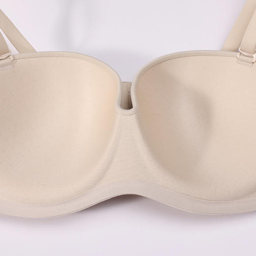 都市丽人内衣零压无痕常规文胸泳布中厚文胸1/2杯三排扣软钢圈LBT2H2 商品图6