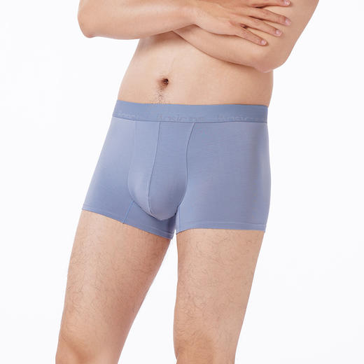 都市丽人都市锋尚内裤简约基础平角裤60S木莱尔男士内裤FKTCD3 商品图3