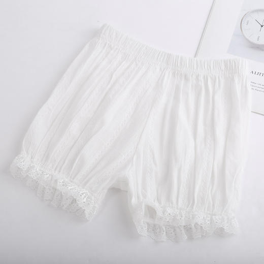 【清新蕾丝花边 纯棉透气舒适】女童纯棉安全裤防走光夏季薄款可外穿儿童打底裤宽松蕾丝居家短裤 商品图6