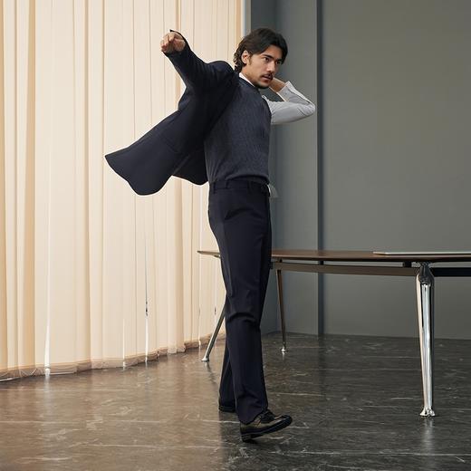 【婚礼季/含羊毛】柒牌西装男套装2025秋冬新款商务上班职场礼服西服外套127C70850 商品图3