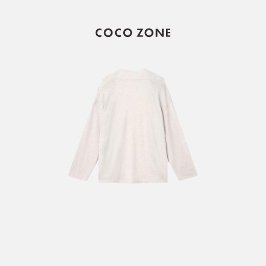 COCO ZONE 女士时尚纯色长袖针织上衣外套 23C29082 商品图1