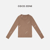 COCO ZONE 圆领打底衫修身显瘦内搭长袖T恤上衣 24C10003 商品缩略图1