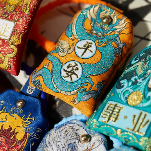 牛首山文创御守限定香囊香袋古风持久刺绣锦缎挂件福袋送闺蜜礼物 商品图3