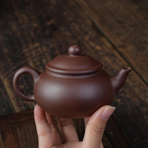 徐小明璎珞壶 宜兴紫砂原矿茶壶紫砂壶功夫茶泡茶壶茶具仿古 商品图5