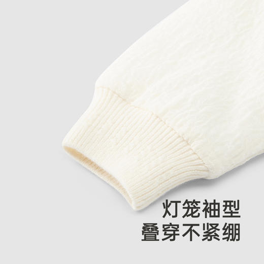 【高定系列】英氏羊毛外套秋冬长袖保暖夹棉外套女童外套新款 商品图2