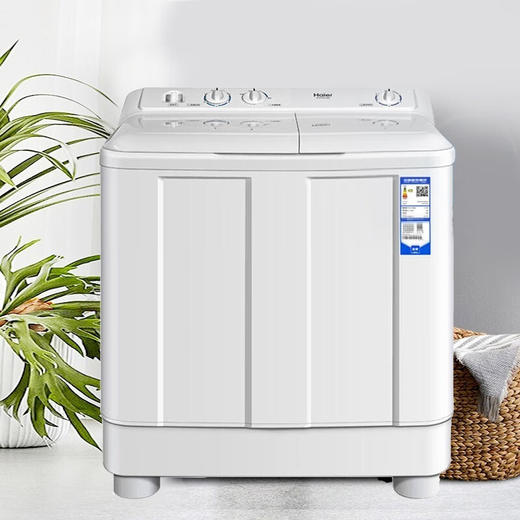 海尔（Haier）洗衣机双桶10公斤KG半自动波轮双缸洗衣机家用大容量双筒洗衣机老式强力去污 628S 海尔10公斤XPB100-628S 商品图2