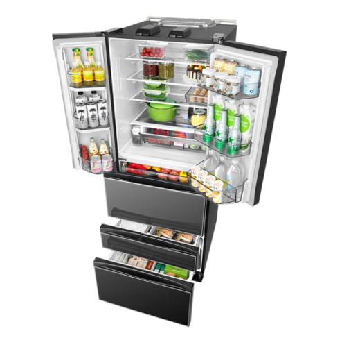 东芝（TOSHIBA）（12974）星级料理601升大容量风冷无霜多门冰箱制冰 家用一级能效 镜面体感触控门 GR-RM632WE-PG1B1 商品图3