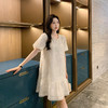 [奢姿轻奢系列]大码女装2025夏季绣花裙子胖妹妹荷叶摆时尚连衣裙8942826465【1】 商品缩略图4
