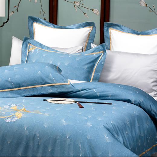 多喜爱 新绒棉磨绒床上用品四件套 金叶知秋 商品图1