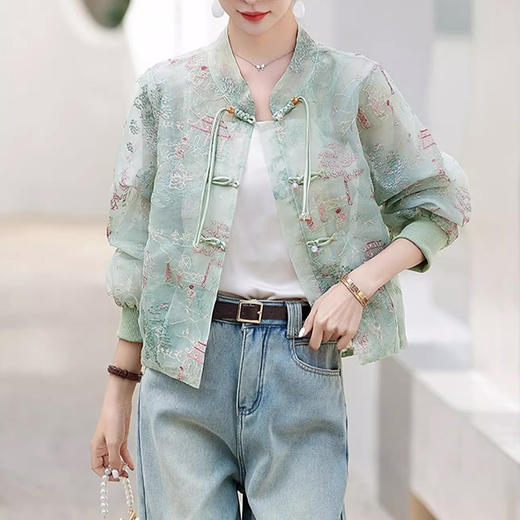 裁缝学苑AS277新中式国风防晒衣纸样女装夏季新款复古唐装外套样板 商品图5