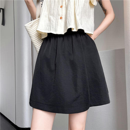 【今夏热卖，短款】MUYANHUAN 假两件不规则裤裙  四色可选  S-XL 商品图5