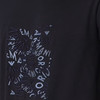 EMPORIO ARMANI 阿玛尼 男士字母徽标刺绣棉质圆领短袖T恤 深蓝色 3D1TG3 1JPZZ 09R1 商品缩略图3